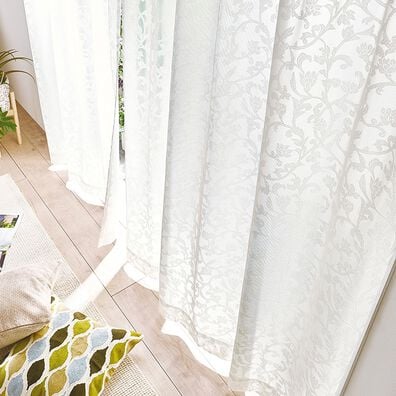 「１００サイズ防音・ＵＶカット・見えにくいレースカーテン（レースカーテン）」