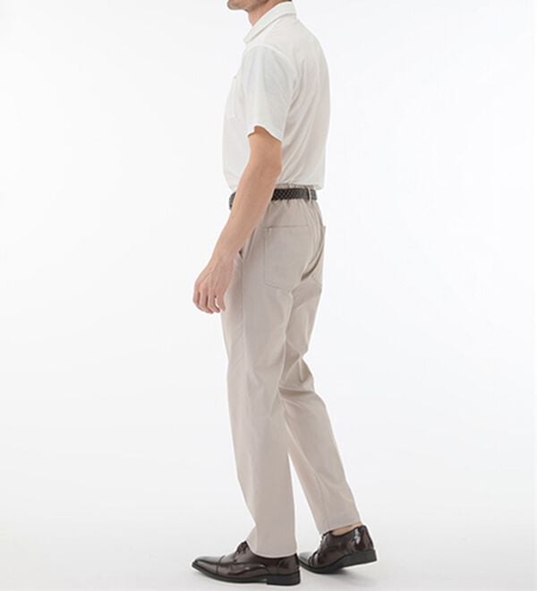 「＜コムルヴァン・オム＞クールリネンイージースラックス（メンズスラックス）」｜詳細画像