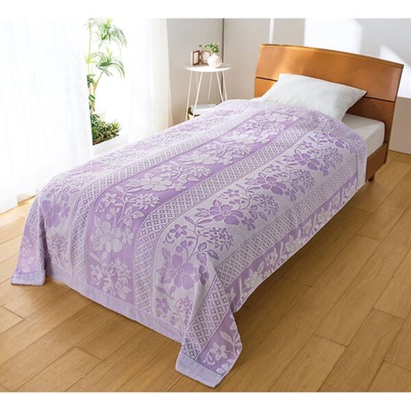 「今治産ロング＆ボリュームジャカード織タオルケット（肌掛布団・タオルケット）」｜詳細画像