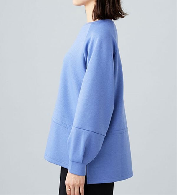 BELLUNA（ベルーナ）の「とろみ素材ドロスト使いプルオーバー（カットソー）」｜詳細画像