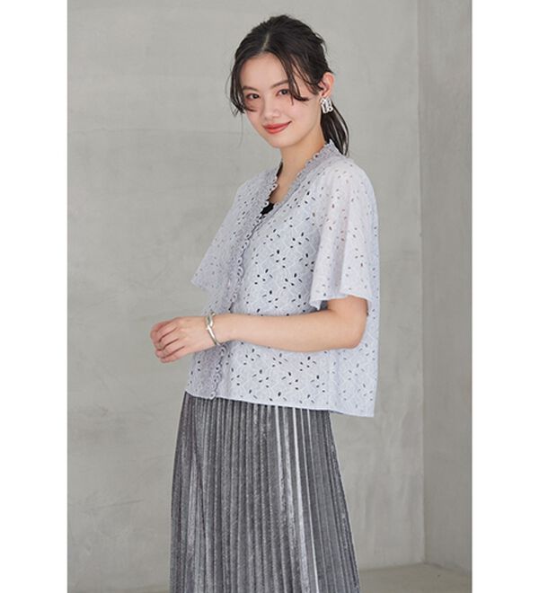 RANAN（ラナン）の「レースコンビブラウス（ブラウス）」｜詳細画像