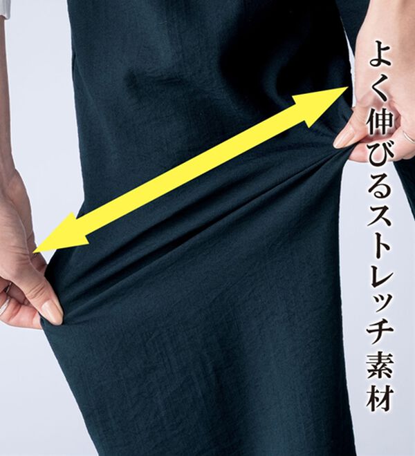 ルフラン（ルフラン）の「強撚スラブ釦デザインパンツ（フルレングスパンツ）」｜詳細画像