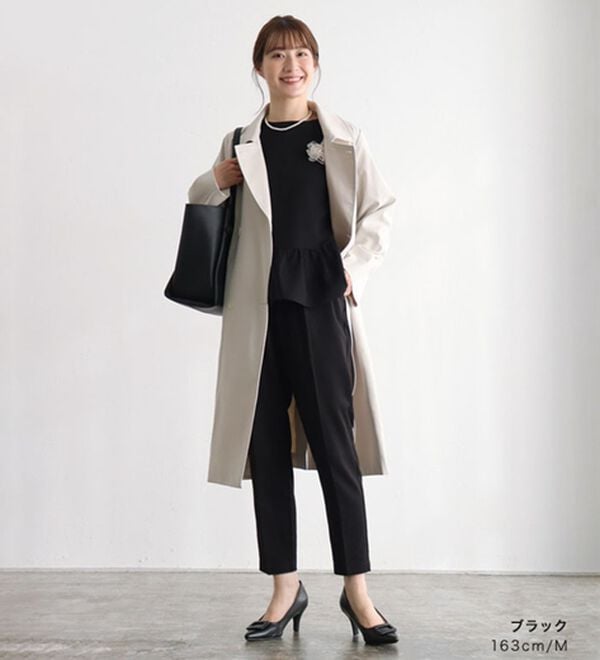 Pierrot（ピエロ）の「【選べる丈】大人のフリルセットアップ（セットアップ）」｜詳細画像