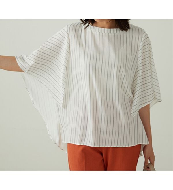 BELLUNA（ベルーナ）の「ＵＶ対策！涼やかケープ風ブラウス（ブラウス）」｜詳細画像