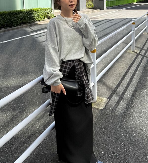 RANAN（ラナン）の「オーバーサイズスウェットＴ（カットソー）」｜詳細画像