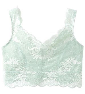 LAVIENNE（ラヴィエンヌ）の「グラマーさんのフラットすっきりブラ（ブラジャー）」｜ミントグリーン