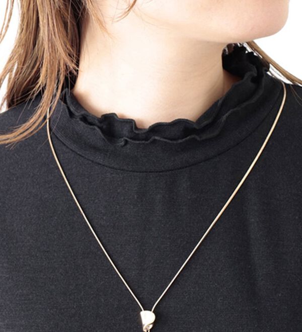 BELLUNA（ベルーナ）の「杢調テレコ素材裾ボタンアンサンブル（アンサンブル）」｜詳細画像