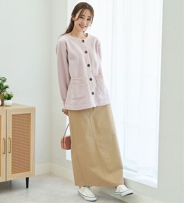 BELLUNA（ベルーナ）の「毎日着られる！快適フリースジャケット（セットアップ）」｜詳細画像