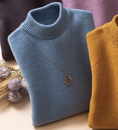 ルフラン（ルフラン）の「選べる！洗えるぬくもりウール１００％セーター（ニット・セーター）」