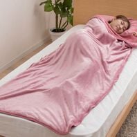 「あったかフランネルすっぽり毛布　吸湿発熱・蓄熱・保湿・抗菌防臭　＜ベルウォーム・ベルモイスト＞（毛布・ブランケット）」