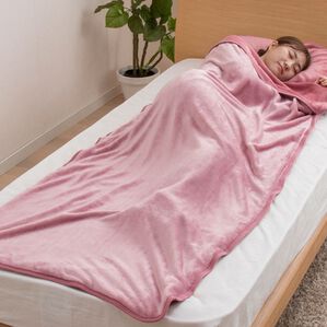 「あったかフランネルすっぽり毛布　吸湿発熱・蓄熱・保湿・抗菌防臭　＜ベルウォーム・ベルモイスト＞（毛布・ブランケット）」｜詳細画像