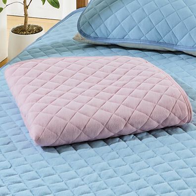 「綿１００％１年中快適軽寝具２枚組（敷パッド）」