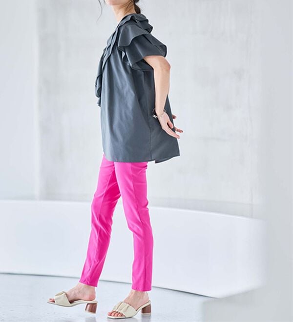 RANAN（ラナン）の「【4つの機能付】美脚アンクルパンツ（フルレングスパンツ）」｜詳細画像