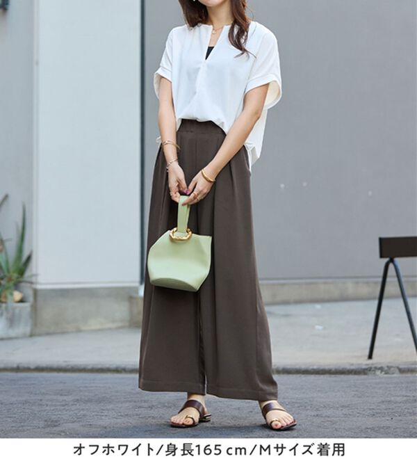 alotta（アロッタ）の「ジップ使いドルマンブラウス（ブラウス）」｜詳細画像