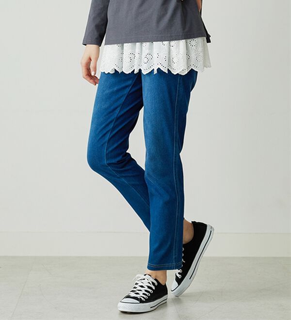 BELLUNA（ベルーナ）の「美ストレッチ素材レギンスパンツ（スパッツ・レギンス）」｜詳細画像