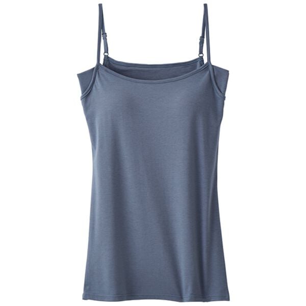 YU'NOW（ユナウ）の「ベーシック汗取りインナー　カップ付キャミソール（肌着・インナーウェア）」｜グレイッシュブルー