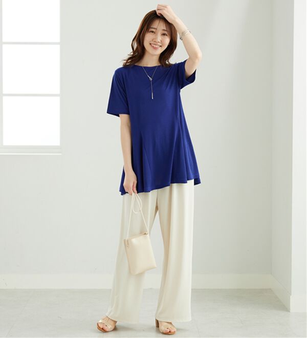 BELLUNA（ベルーナ）の「冷感フレアーシルエットチュニック（チュニック）」｜詳細画像