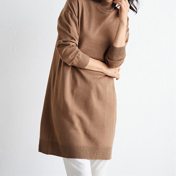 RANAN（ラナン）の「カシミヤタッチニットワンピース（ニットワンピース）」｜詳細画像