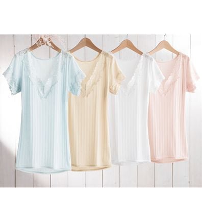 「【４色組】強撚綿１００％涼やか汗取りインナー（肌着・インナーウェア）」