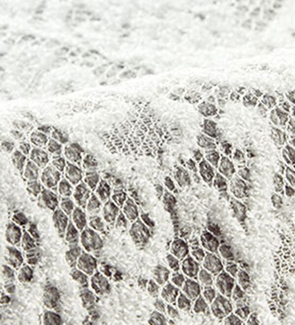 BELLUNA（ベルーナ）の「ボンディングレース素材カットソーフードジャケット（その他ジャケット）」｜詳細画像