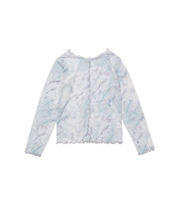 GeeRA（ジーラ）の「前後２ＷＡＹ花柄シアートップス（カットソー）」｜詳細画像