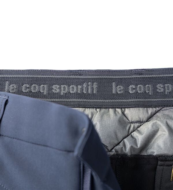 「＜ルコックスポルティフ＞裏フリース防風ストレッチボンディングパンツ（メンズフルレングスパンツ）」｜詳細画像