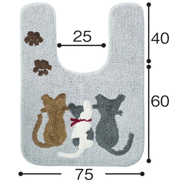 「スリードッグ・スリーキャットトイレタリー（トイレマット）」｜詳細画像