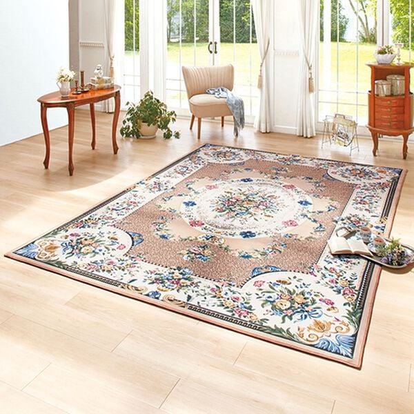 「【４／３０まで早割】厚みが選べる高級柄プリントはっ水カーペット（カーペット）」｜詳細画像