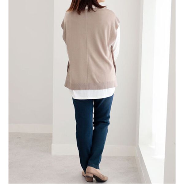 BELLUNA（ベルーナ）の「あったか！裏フリースストレッチパンツ（フルレングスパンツ）」｜詳細画像