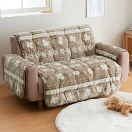 iellio（イエリオ）の「北欧調ボリュームフランネルソファカバー＜抗菌防臭・吸湿発熱・蓄熱・北欧柄・ソファーカバー・センターカバー＞（ソファーカバー）」