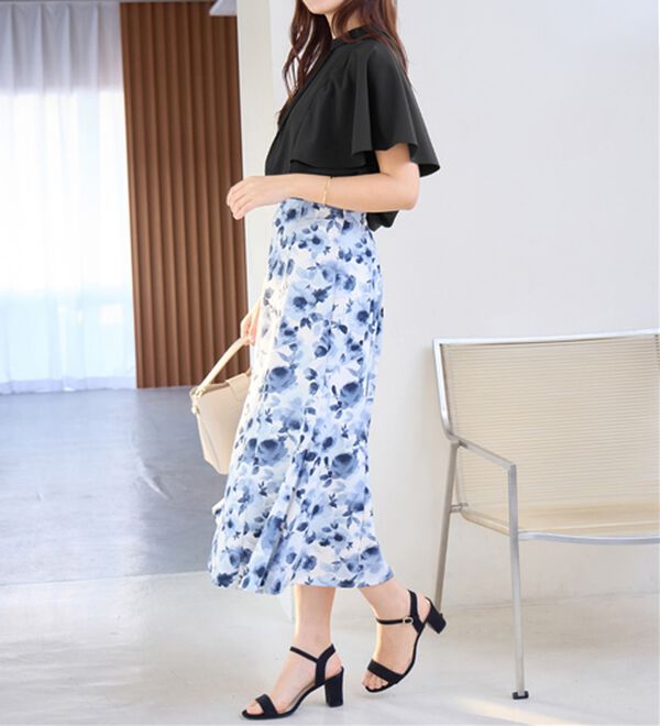 alotta（アロッタ）の「ピンタックフレアー袖ブラウス（ブラウス）」｜詳細画像