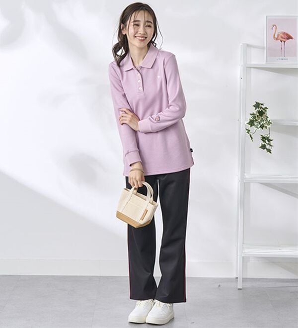 BELLUNA（ベルーナ）の「【ＰＯＬＯ　ＢＣＳ】裏起毛かのこポロシャツ（ポロシャツ）」｜詳細画像