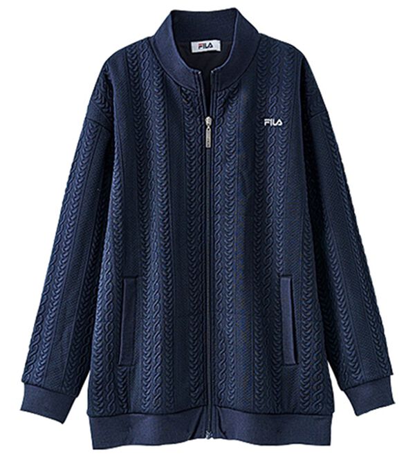 BELLUNA（ベルーナ）の「＜ＦＩＬＡ＞ケーブル柄中わたジャケット（その他ジャケット）」｜詳細画像