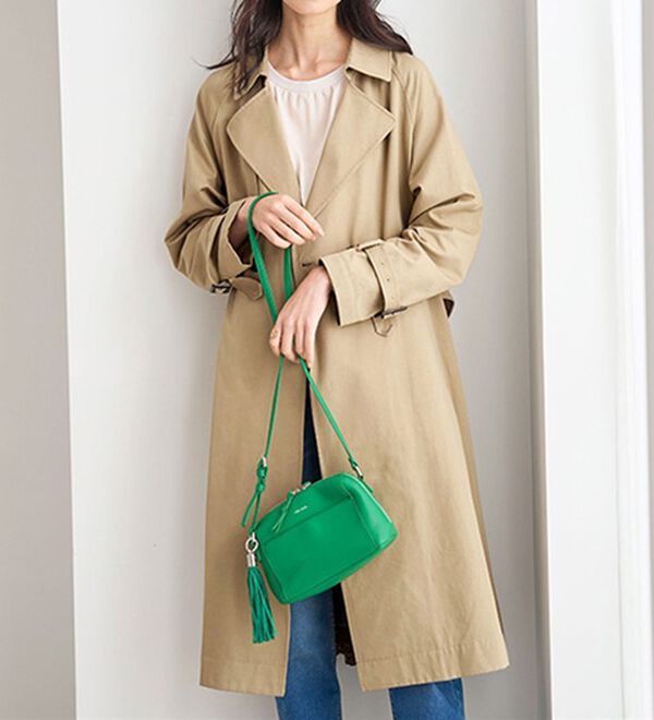 BELLUNA（ベルーナ）の「バックレースデザイン華やぎトレンチコート（ロングコート）」｜詳細画像