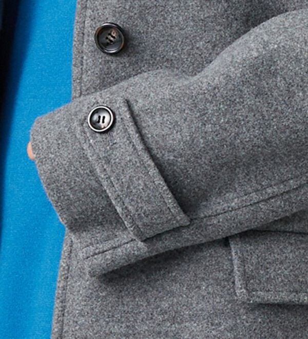 BELLUNA（ベルーナ）の「ウール調スタンド衿ミドル丈コクーンコート（ハーフコート）」｜詳細画像