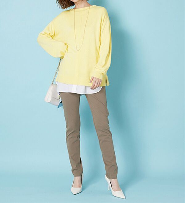 BELLUNA（ベルーナ）の「美ストレッチ素材レギンスパンツ（スパッツ・レギンス）」｜詳細画像