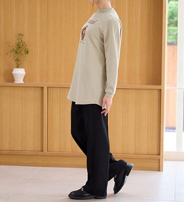 BELLUNA（ベルーナ）の「【メルティポンチ】プリントチュニック（チュニック）」｜詳細画像