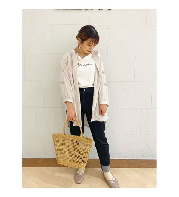 BELLUNA（ベルーナ）の「ヒンヤリ冷感ライトオンスジーンズ（フルレングスパンツ）」｜詳細画像