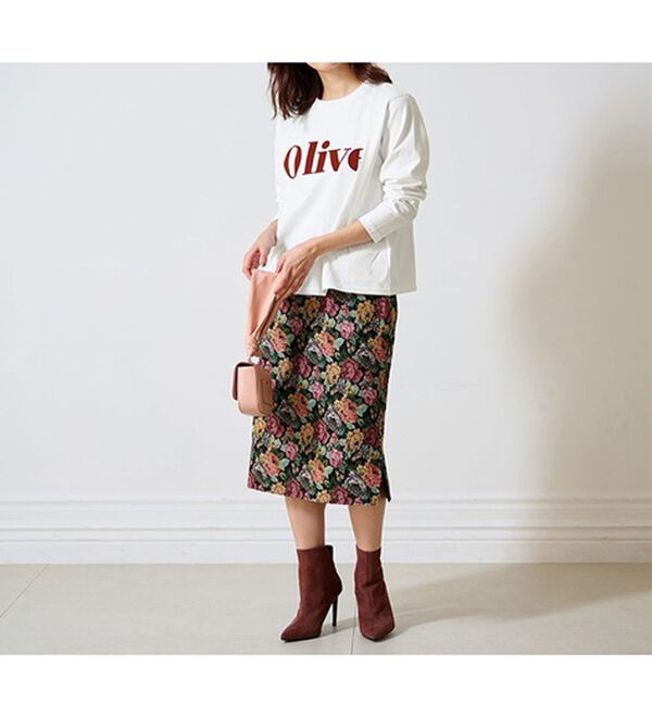 RANAN（ラナン）の「フロッキープリントロゴＴシャツ（Tシャツ）」｜詳細画像