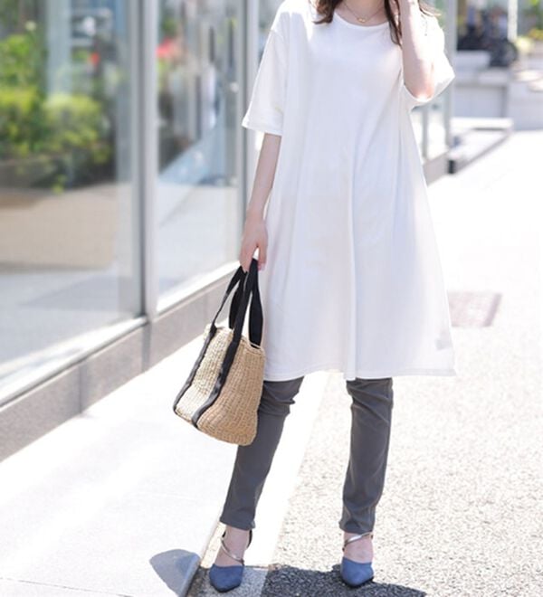 A HAPPY MARILYN（アハッピーマリリン）の「【Ｍ～８Ｌ】【選べる丈】のび～る ストレッチ ツイル 魔法の 美脚レギンスパンツ（スリム・スキニーパンツ）」｜詳細画像