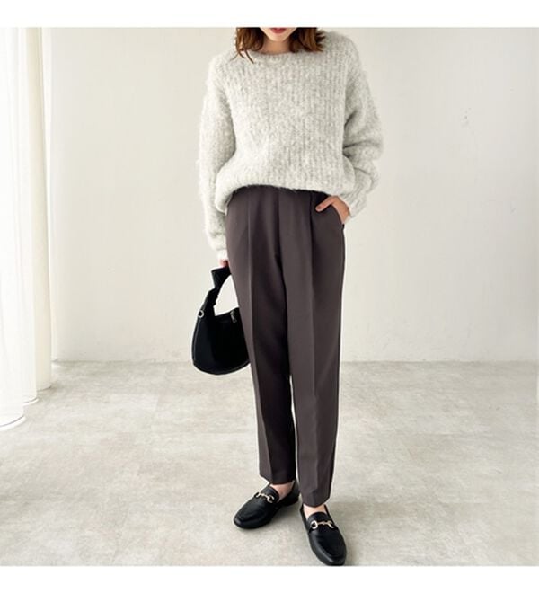 GeeRA（ジーラ）の「美脚きれい魅せ！テーパードパンツ（フルレングスパンツ）」｜詳細画像