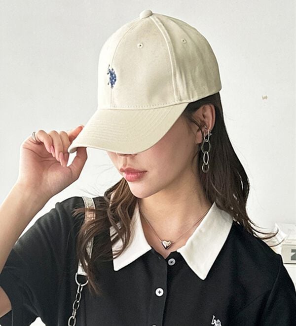 GeeRA（ジーラ）の「【ＵＳ．ＰＯＬＯ．ＡＳＳＮ】綿１００％深つばベースボールキャップ（帽子）」｜詳細画像