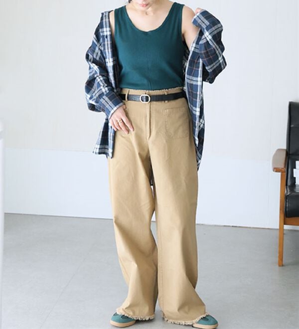 A HAPPY MARILYN（アハッピーマリリン）の「【大きいサイズ】【Ｌ～６Ｌ／選べる２丈】フードデザインシャツ（シャツ）」｜詳細画像