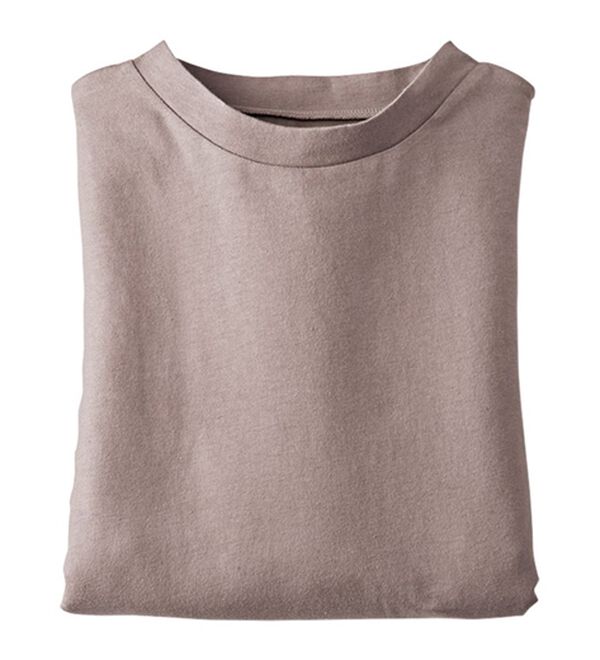 BELLUNA（ベルーナ）の「【５枚組】綿１００％汗ジミ対策プルオーバー（カットソー）」｜詳細画像