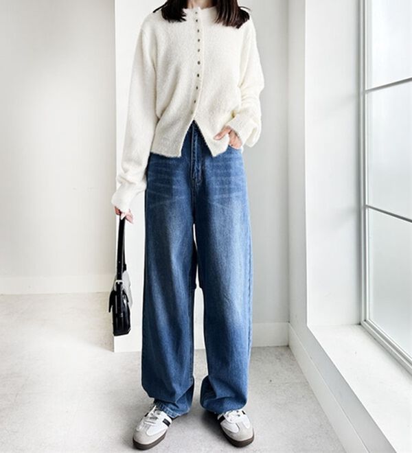 GeeRA（ジーラ）の「美脚魅せカーブデニム（フルレングスパンツ）」｜詳細画像