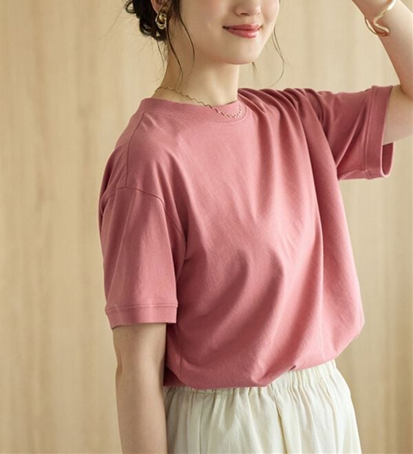 BELLUNA（ベルーナ）の「ヒンヤリ！綿１００％大人顔サマ見えＴシャツ（Tシャツ）」｜詳細画像