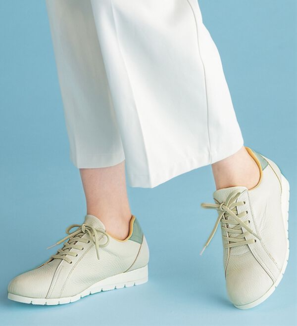 ルフラン（ルフラン）の「＜ラシーナコンフォート＞外反母趾対応４Ｅレザースニーカー（スニーカー）」｜詳細画像