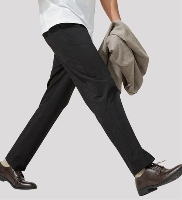 「ひやのびナイロンストレッチスラックス（メンズスラックス）」｜詳細画像