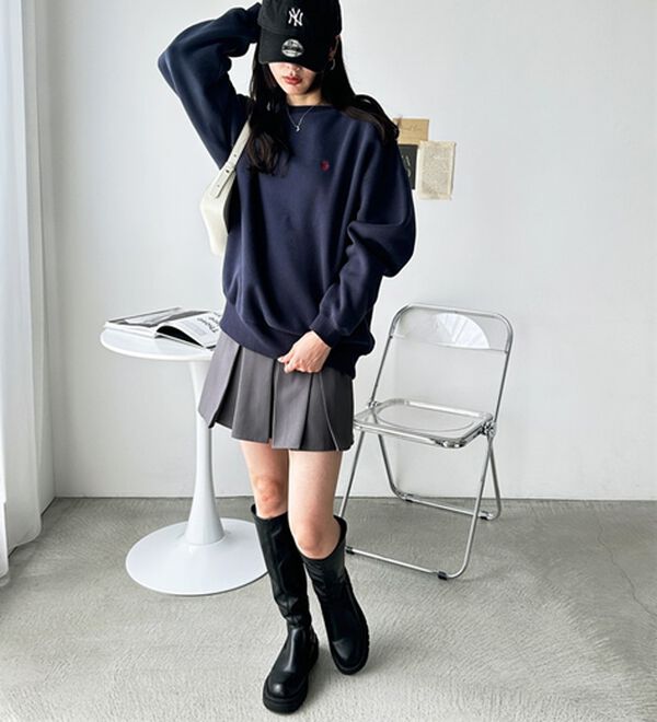 GeeRA（ジーラ）の「【U.S. POLO ASSN.】表ピーチ裏起毛スウェット（トレーナー・スウェット）」｜詳細画像