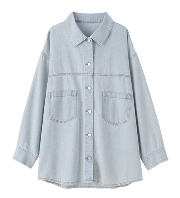 RANAN（ラナン）の「デニム素材オーバーサイズジャケット（その他ジャケット）」｜詳細画像